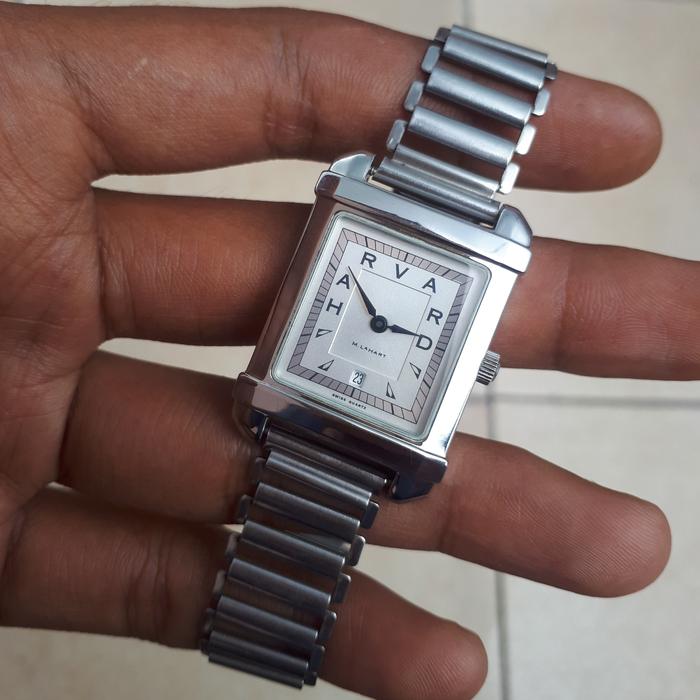 M Lahart & co Harvard Tank not omega movado longines junghans tag heuer seiko mido tissot titus enic