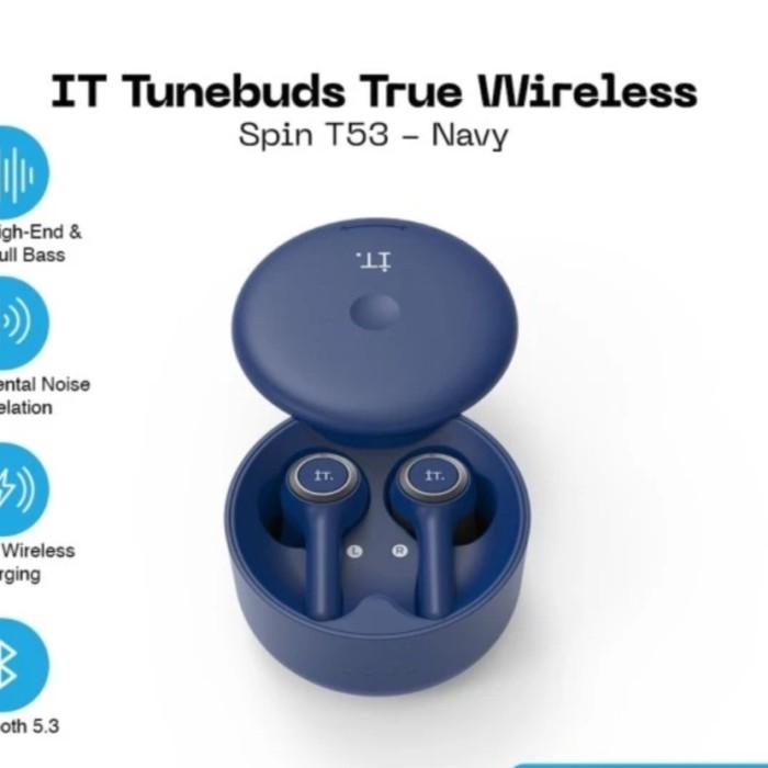 IT Tunebuds  Tru Wireless Spin T53- Navy
