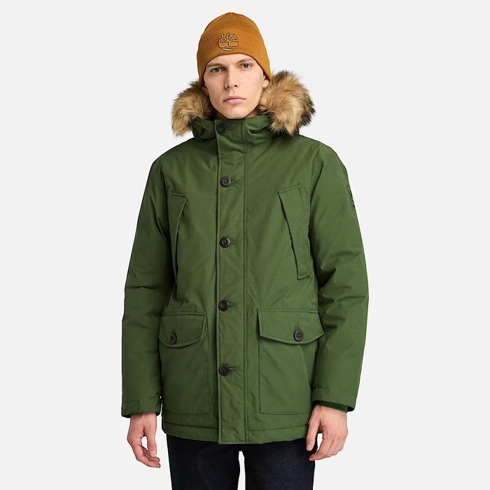 Timberland Ridge Waterproof Parka for Men in Green Jacket Original Down Jaket Bulu Angsa Timberland 