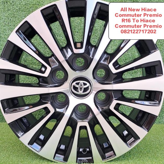 Velg Hiace Commuter Premio R16  All New Hiace Commuter Premio