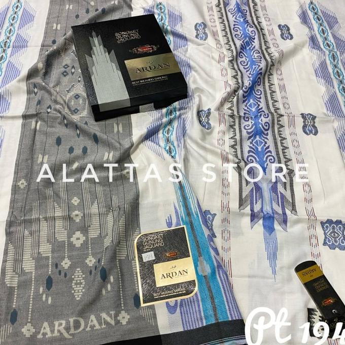 Promo / Terlaris SARUNG ARDAN JAQUARD PUTIH SARUNG ARDAN JSP GOLD ORIGINAL by KETJUBUNG Terbaik