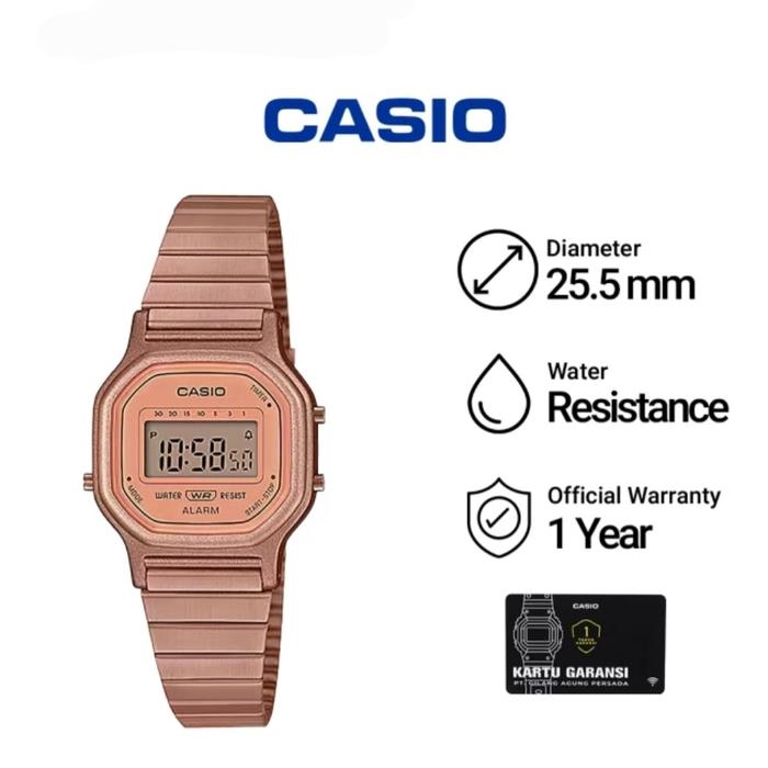 Casio LA-11WR-5A Jam Tangan Wanita General Vintage Original Garansi GAP 1 THN