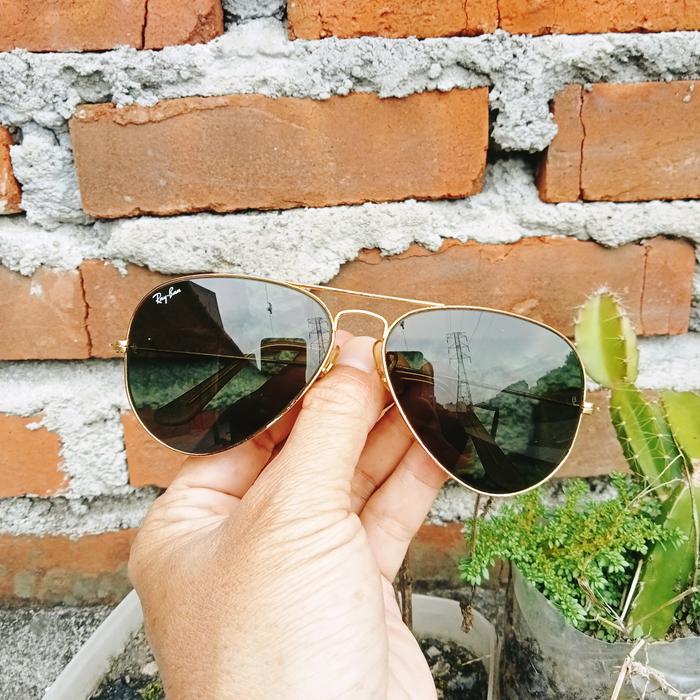 rayban Aviator bL USA lensa G15 size 58[]14 bausch&lomb