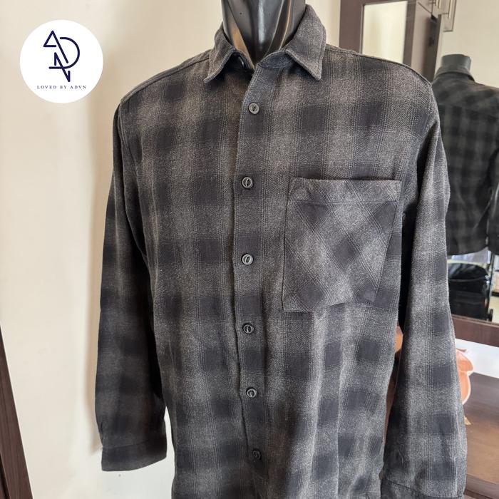 Flannel kemeja preloved Pull and Bear