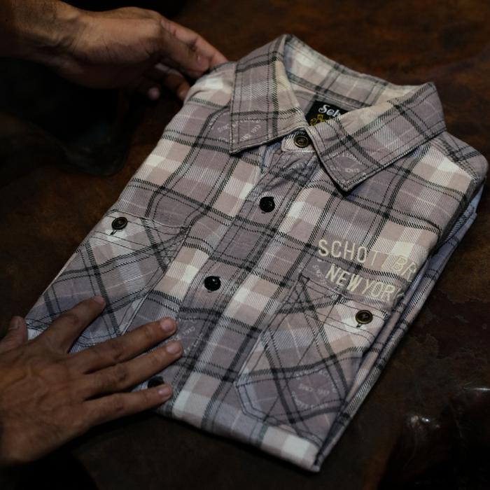 Schott Bros Flannel Shirt Original Made in USA