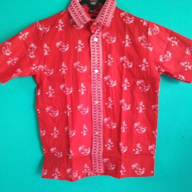 Terlaris, Batik Sd Sekolah Dasar Motif Gabus Merah