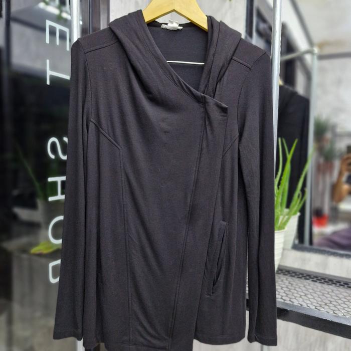 zip hoodie helmut lang asymmetrical size S