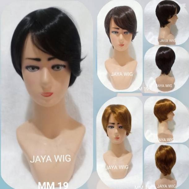 WIG RAMBUT PALSU WANITA /WIG PRIA /WIG PENDEK /WIG COWOK /WIG MURAH