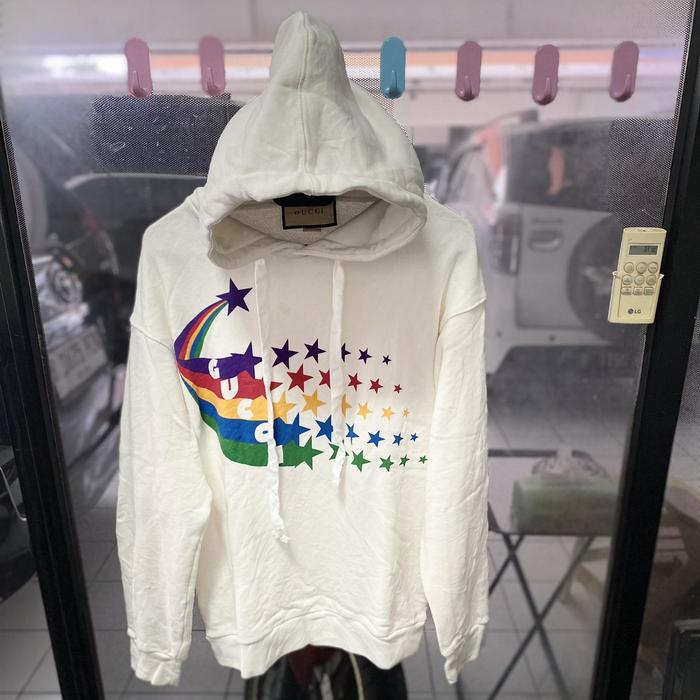 Gucci Rainbow Hoodie Authentic Original 100% Hoodie Jaket