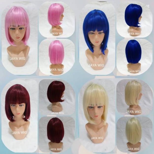 WIG COSPLAY /WIG RAMBUT /RAMBUT PALSU /WIG PENDEK /WIG PANJANG /FRONTLACEWIG /LACE WIG /WIG COWOK