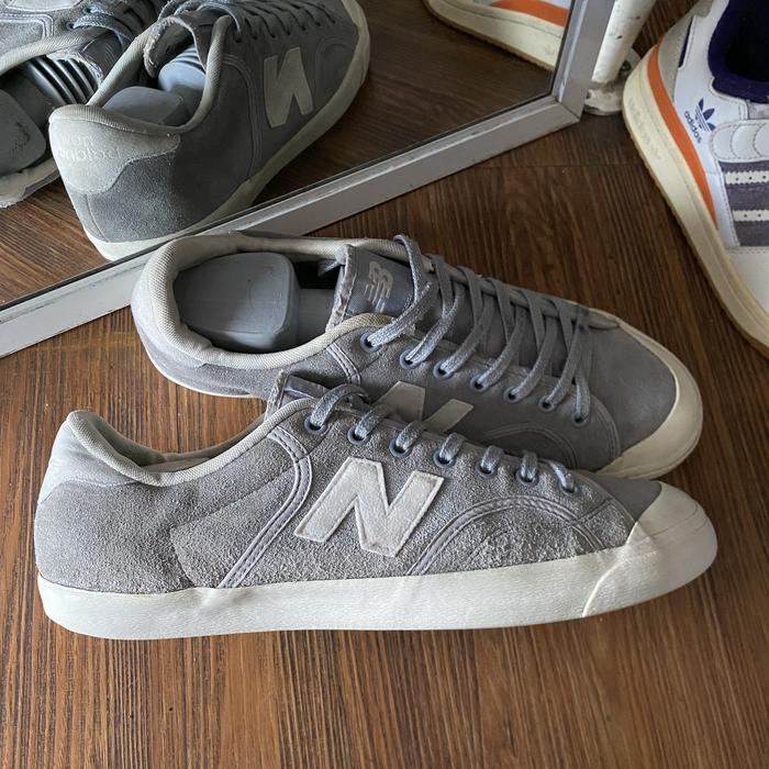 New balance court pro grey casual skate original murah - sneakers second market