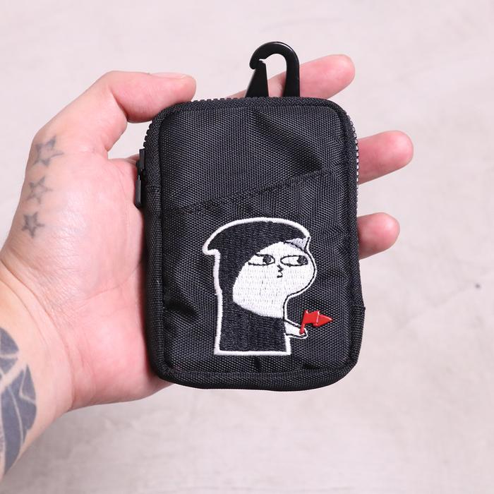 TFG Fofu x Vernalta Nylon Dompet Koin Dompet Kartu Card Wallet Coin Wallet Keychain Bag Charm Unisex