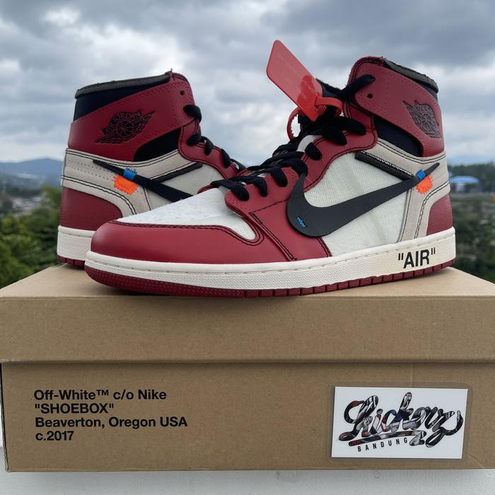 Off White The: 10 x Nike Air Jordan 1 High Retro OG Chicago ORIGINAL