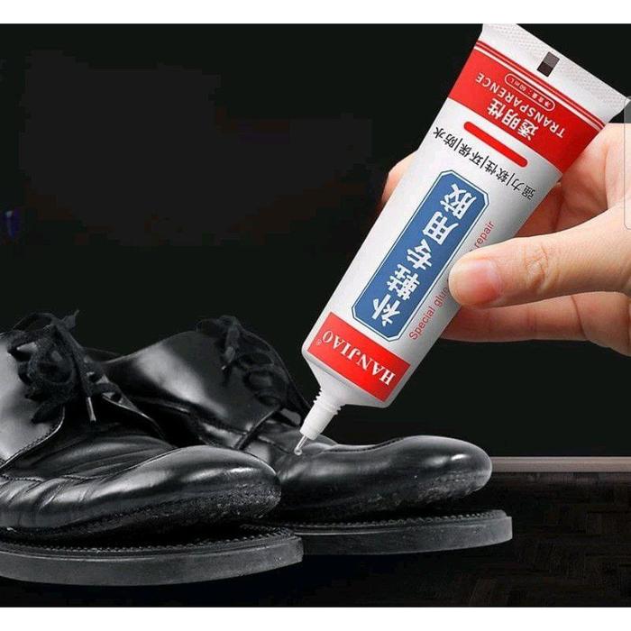 Lem sepatu hanjiao super kuat waterproof tahan air cepat kering perekat lengket setan kerajinan kuli