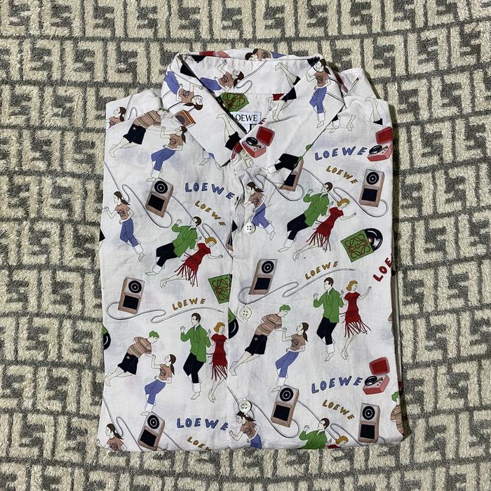Loewe All Over Print Multicolor Shirt