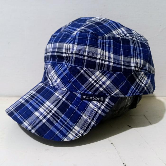topi outdoor komando montbell tartan original second