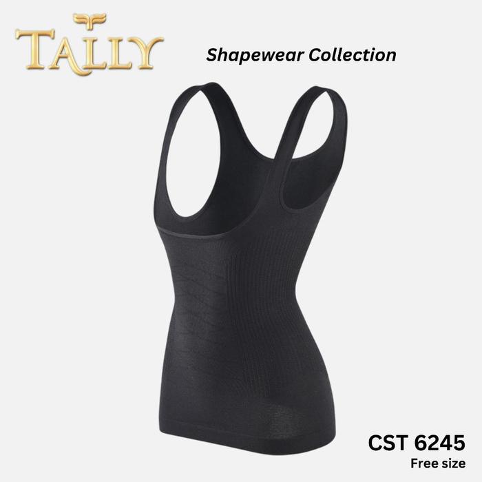 PROMO!!! TALLY CST 6245 Slimming Suit Korset Baju Pelangsing Bahan Rajut Penekan Lemak Body Press Pe