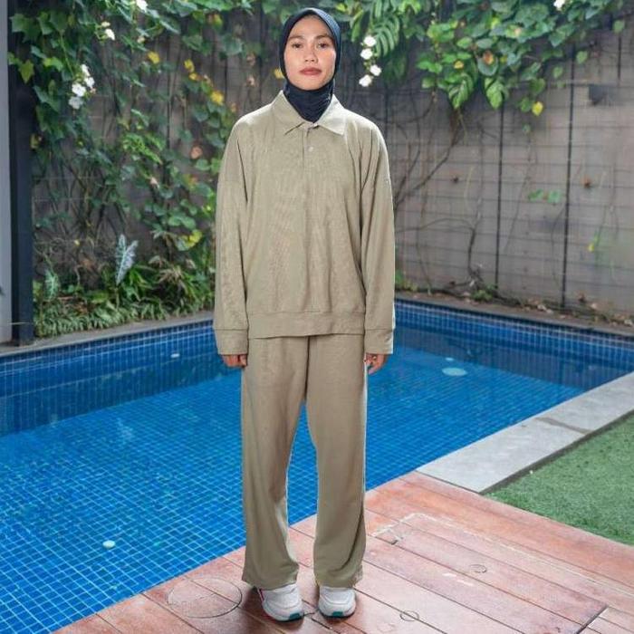 READY NOORE - TERRA PANT - LIGHT GREEN - CELANA WANITA COD