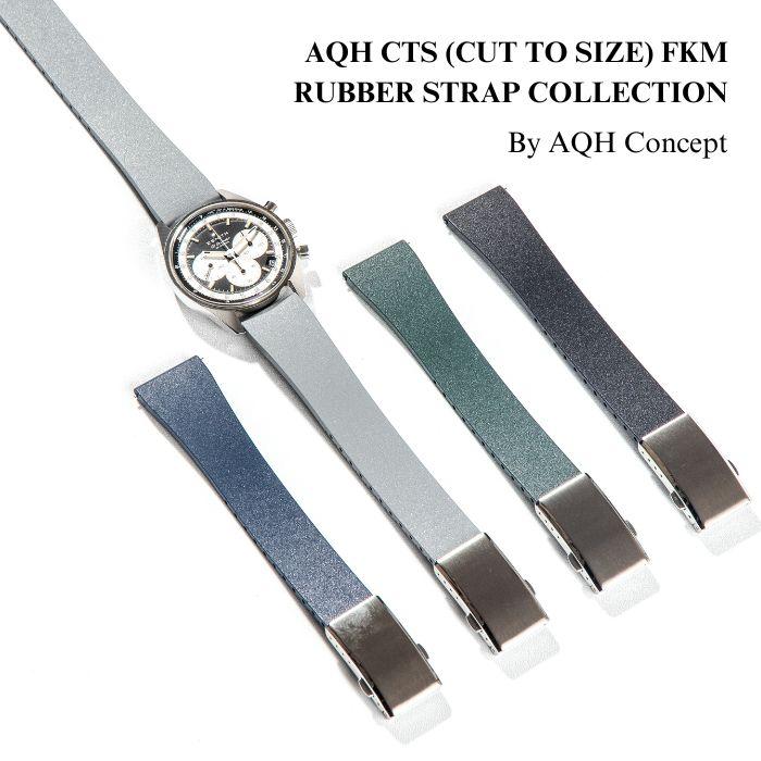 New AQH Rubber Watch Strap / Tali jam / Rubber Jam Tangan / Tali Jam Rubber / Rubber Strap