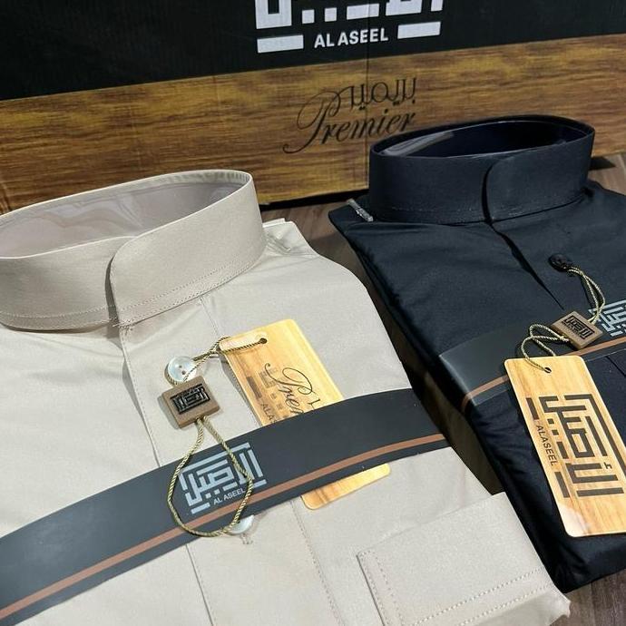 GAMIS SAUDI PREMIER ( AL ASEEL NON MANSET / AL ASEEL ) Muslim Pria Polos cowok