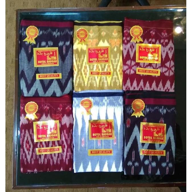 Sarung Tenun Goyor Botol Baddah ATBM Tegal
