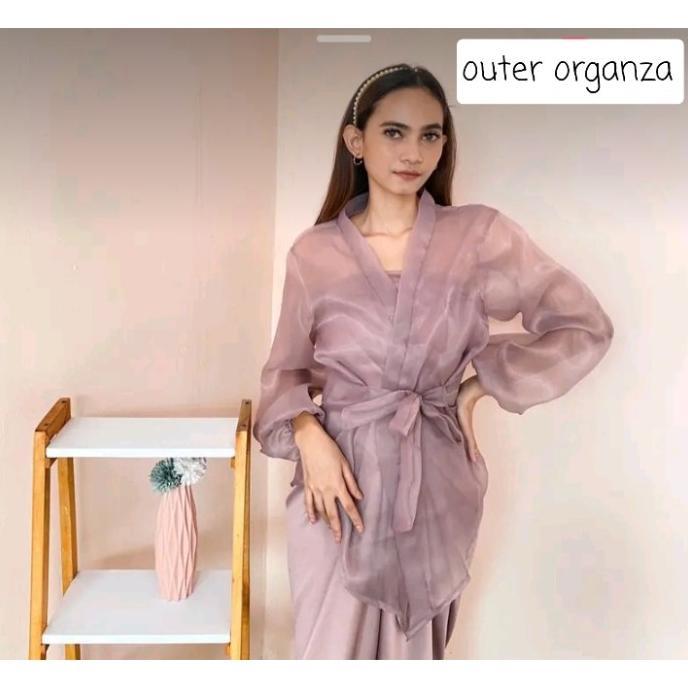 Outer Organza/Outer Organza Kondangan/Outer Organza Kimono/Cardigan