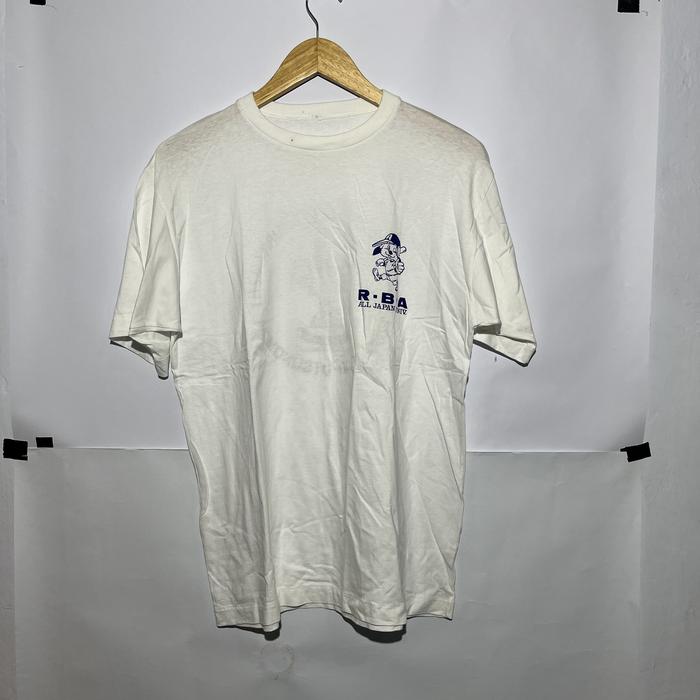 vtg single stitch japan rba baseball