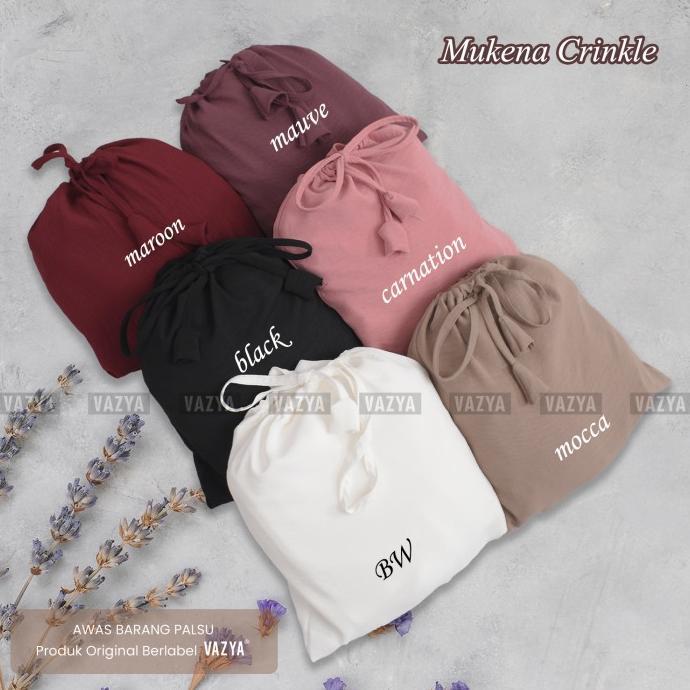 Mukena Lengan Crinkle Jumbo / Mukena Umroh Crinkle airflow