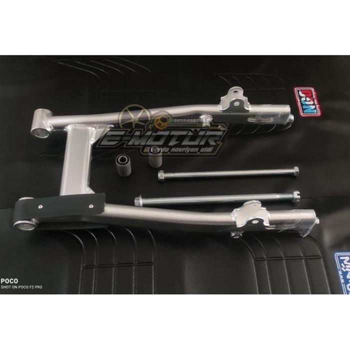 Arm Kaze Rossi Replika Kawahara K2R silver PNP Honda CB GL MP