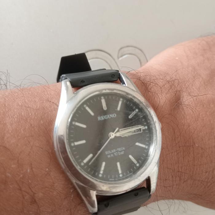 Jam Tangan Reguno Solar Tech by Citizen Second Original