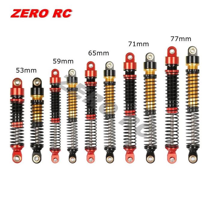 53Mm 59Mm 65Mm 71Mm 77Mm Metal Threaded Shock Absorber Oil Damper For 1/12 Mini Crawler Mn Wpl Toy R