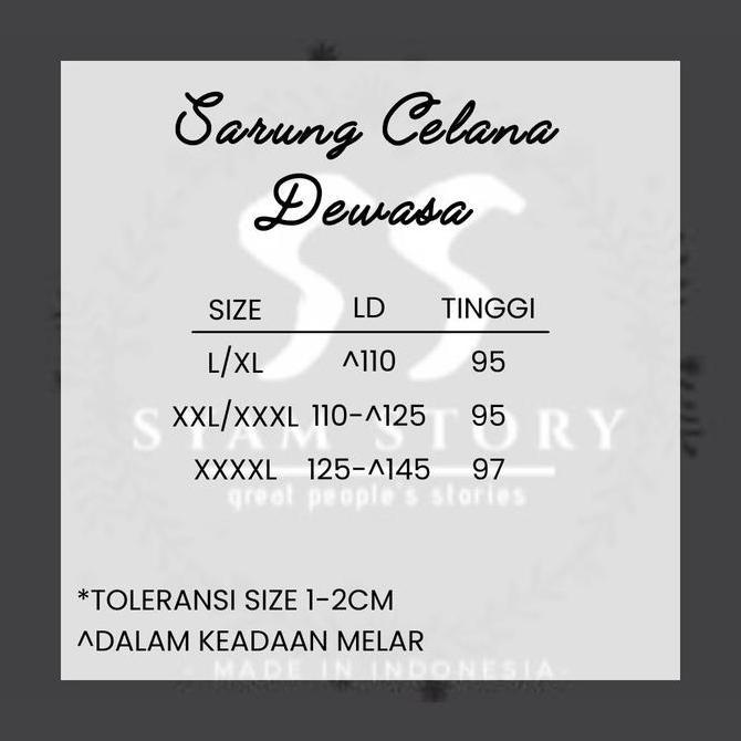 Sarung Celana Sarcel Dewasa Celana Sarung Motif Naga Strep Emas