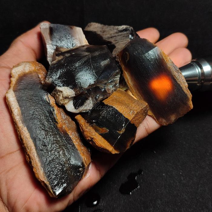 bongkahan batu galih kelor kristal asli natural / batu galih kelor kristal / batu posil kelor krista