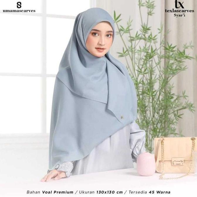 Umama Scarves - BOX TexlaScarves Plain Syar'i by Umama