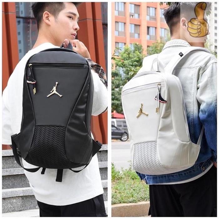 RANSEL JORDAN KULIT RETRO 12 / BACKPACK BAGPACK LEATHER JORDAN RETRO 12 / TAS SEKOLAH / TAS KANTOR /