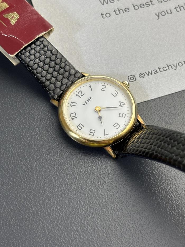 Jam Tangan analog Yema Quartz Vintage Ladies