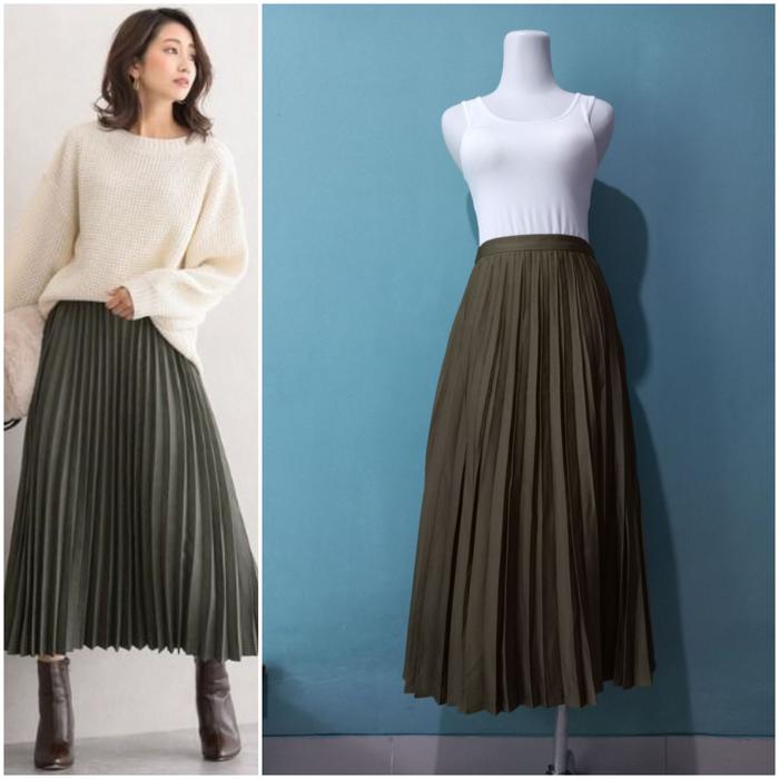 NANO UNIVERSE Pleated Skirt