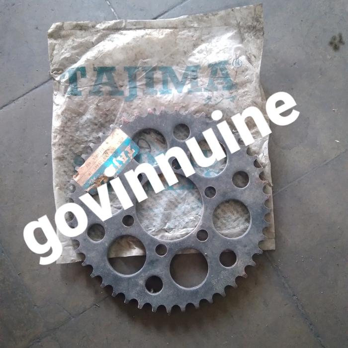 gir gear belakang blakang yamaha dt100 dt125 45t stok lama nos