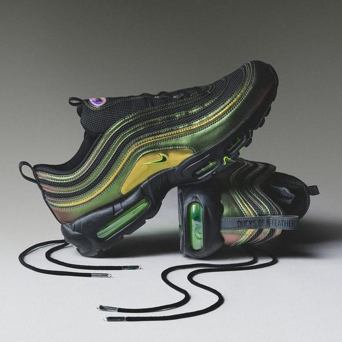 Nike Air Max 95 97 University of Oregon PE Thunder Black Green Original