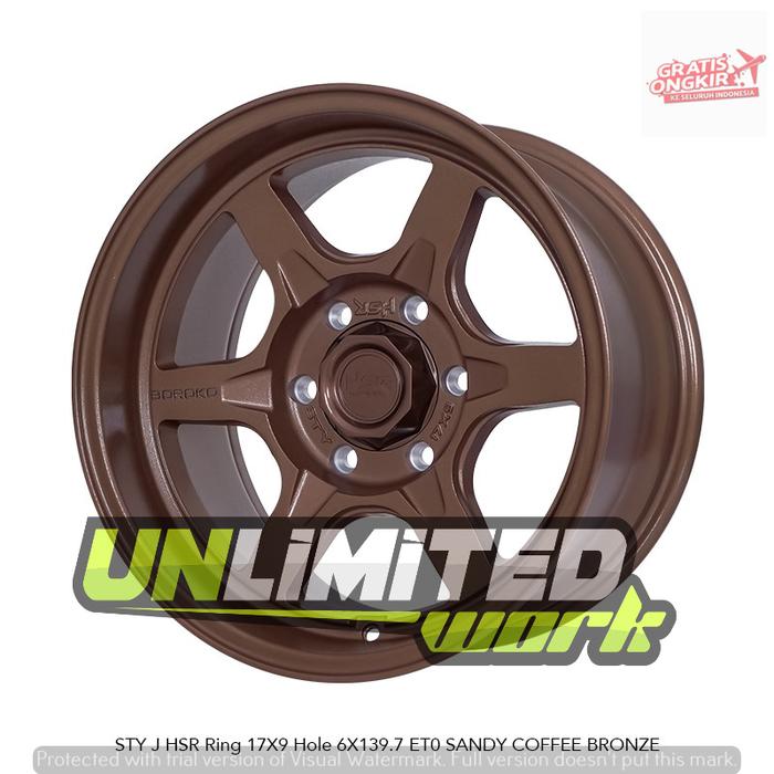PELEK SEMI OFFROAD HSR STY RING 15 MOBIL FORTUNER PAJERO HILUX TRITON EVEREST R15 HARDTOP R15 LEBAR