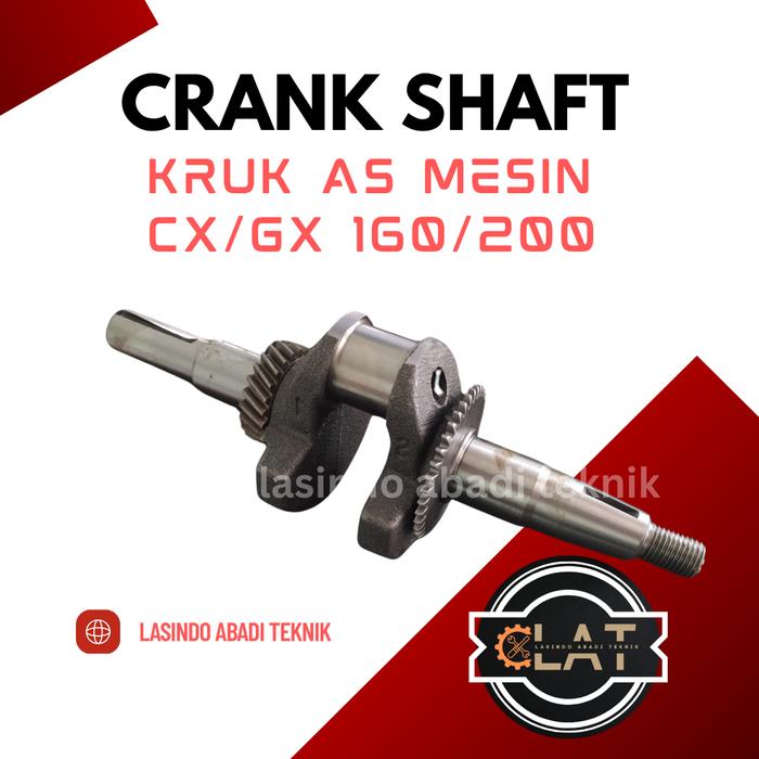crank shaft engine gx160/gx200 as kruk cx160/200