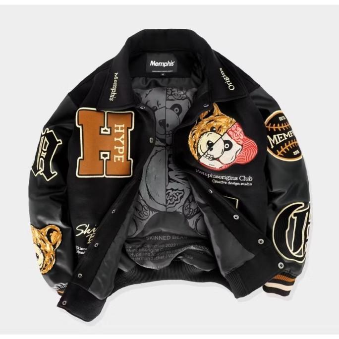 (PROMO) MEMPHISORIGINS - JACKET VARSITY BEAR V1 UNISEX (LIMITED EDITION)