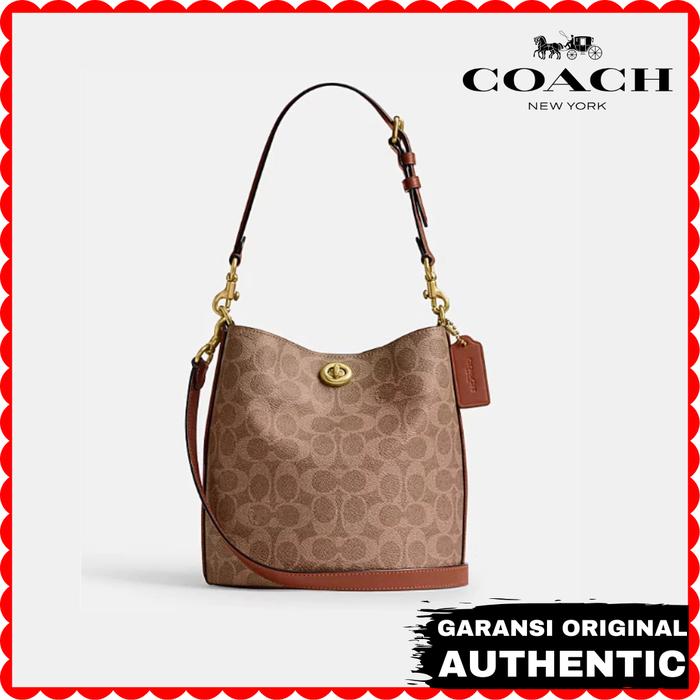 Tas Selempang Coach Wanita Willow Bucket Bag Original Store Branded Authentic