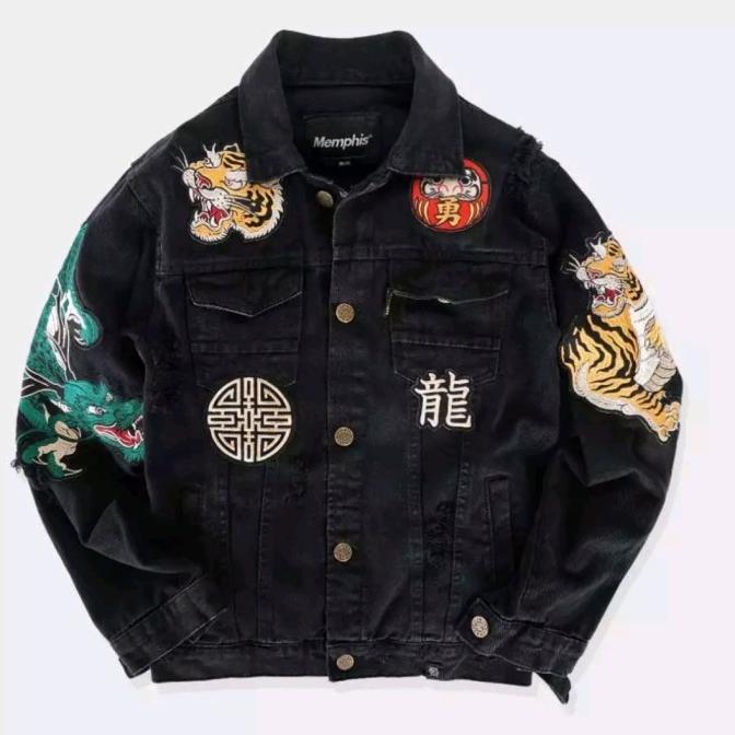 (PROMO) MEMPHISORIGINS - JACKET DENIM RYUTORA UNISEX TERBARU PRIA WANITA (LIMITED EDITION)