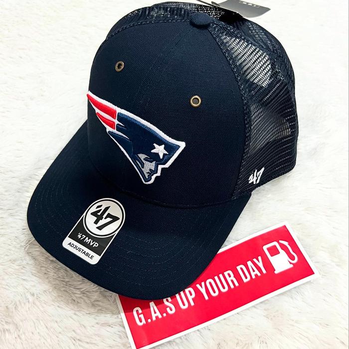New England Patriots Carhartt x ‘47 Navy MVP Trucker Snapback Hat