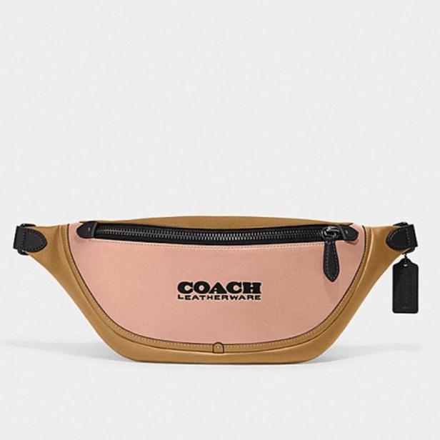 【SALE】New COACH C5343 men's nappa leather sports waist bag chest bag shoulder bag messenger bag 5343