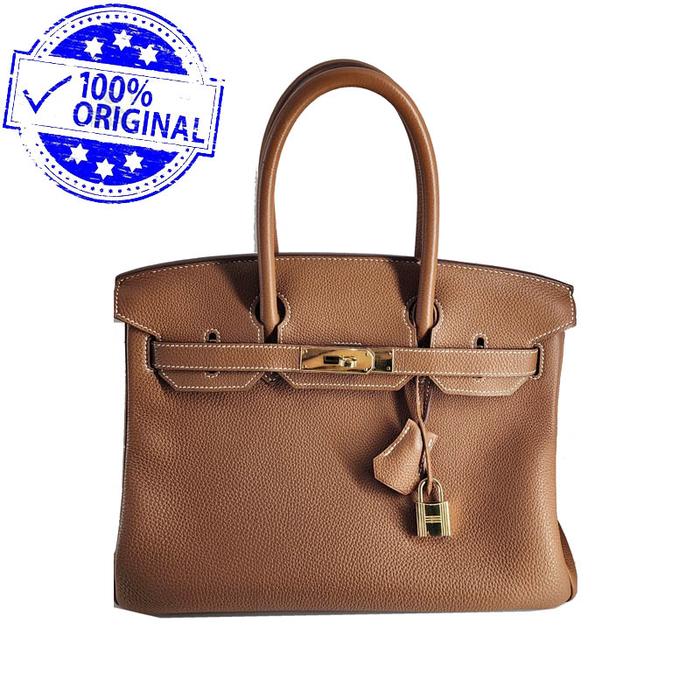 Preloved Hermes Birkin 30 B30 Gold Togo GoG Gold on Gold GHW T 2015