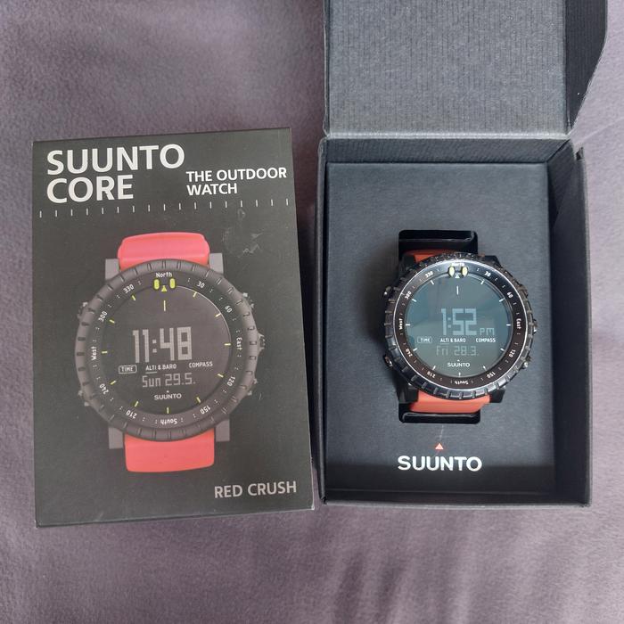 Jam Tangan Suunto Core Outdoor Merah Crush Asli no Garmin