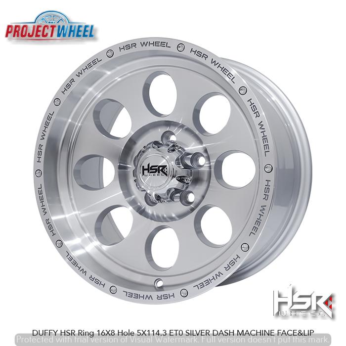 DUFFY HSR R16 Xtrail Panther Xpander Innova Terios Rush dll Velg HSR Ring 16 Offroad silver - Projec