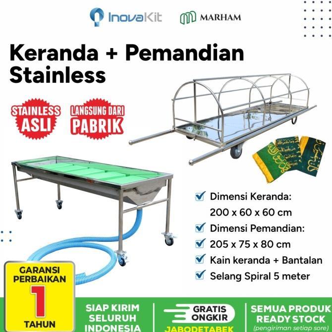 Bisa COD - 1# Set Keranda Mayat dan Pemandian Jenazah Lengkap